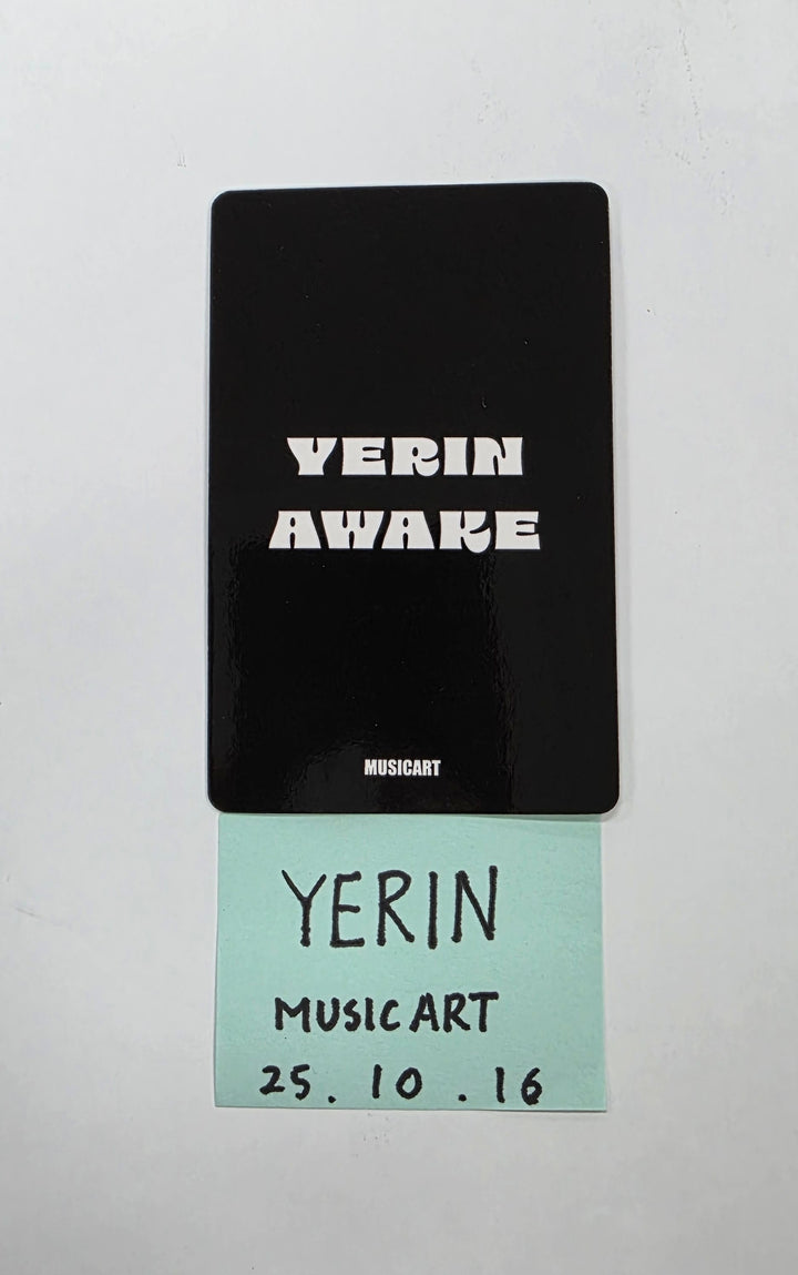 Yerin (of Gfriend) "Awake" - Music Art Lucky Draw Event Winner Photocard [25.10.16]