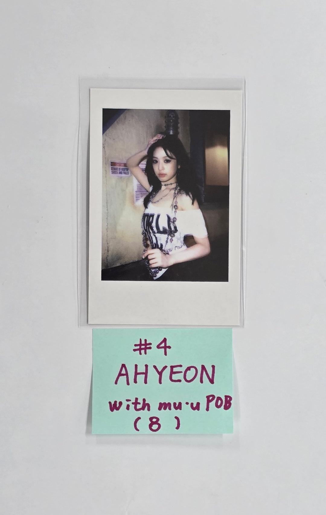 BABYMONSTER "WE GO UP" - Withmuu Pre-Order Benefit Polaroid type Photocard [25.10.16]