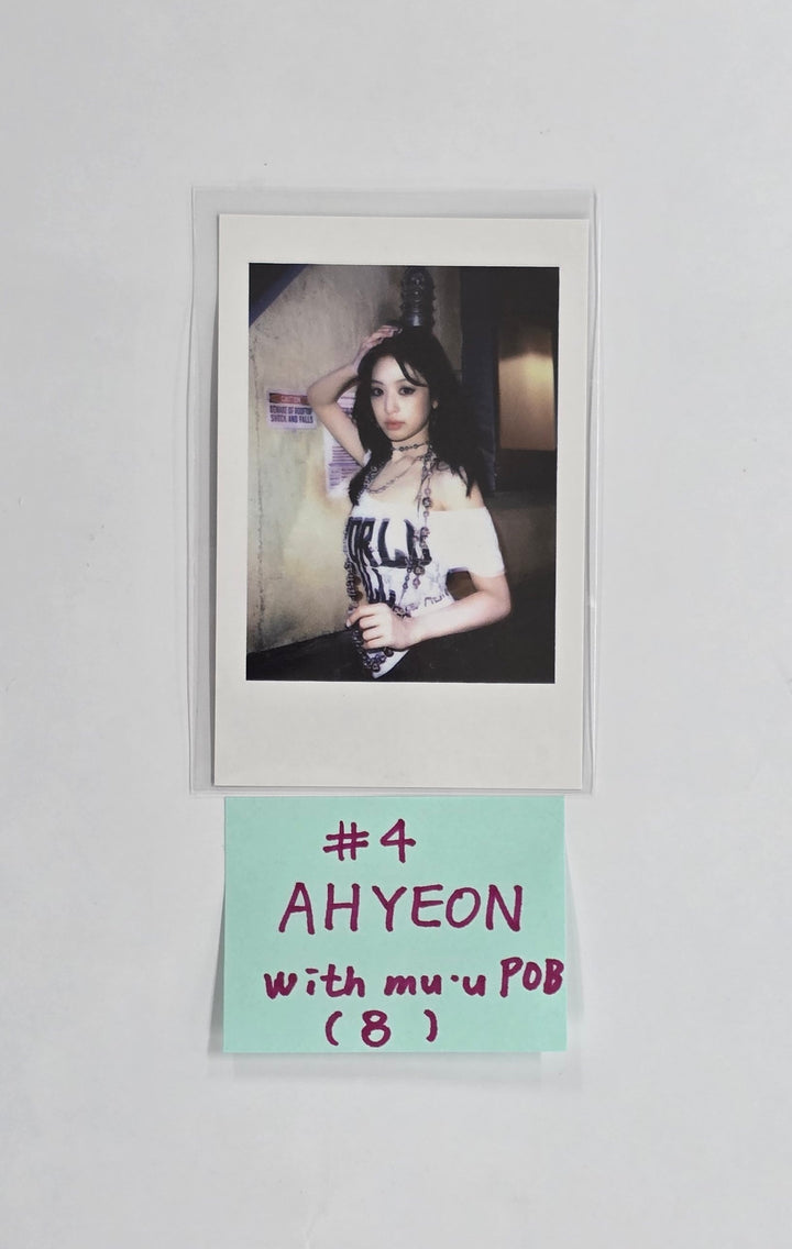 BABYMONSTER "WE GO UP" - Withmuu Pre-Order Benefit Polaroid type Photocard [25.10.16]