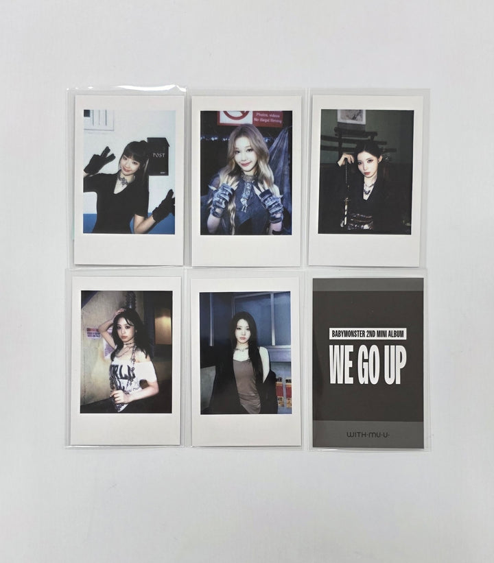 BABYMONSTER "WE GO UP" - Withmuu Pre-Order Benefit Polaroid type Photocard [25.10.16]
