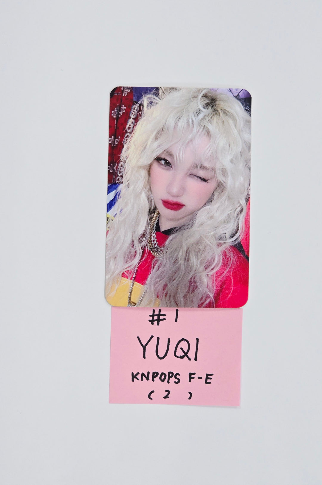 YUQI (of I-dle) "Motivation" - KNPOPS Fansign Event Photocard [25.10.17]
