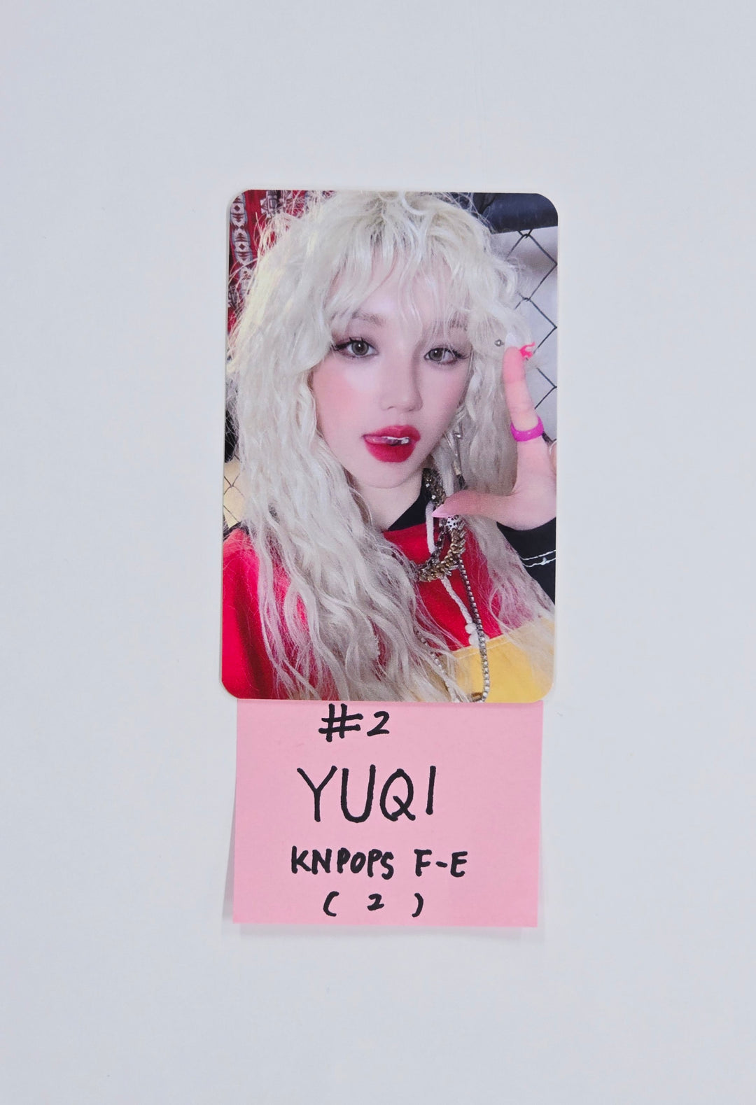YUQI (of I-dle) "Motivation" - KNPOPS Fansign Event Photocard [25.10.17]