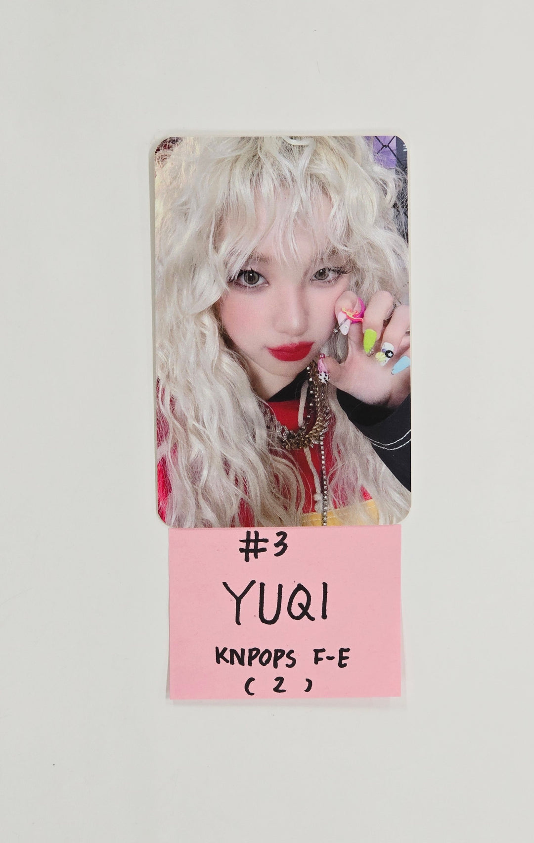 YUQI (of I-dle) "Motivation" - KNPOPS Fansign Event Photocard [25.10.17]