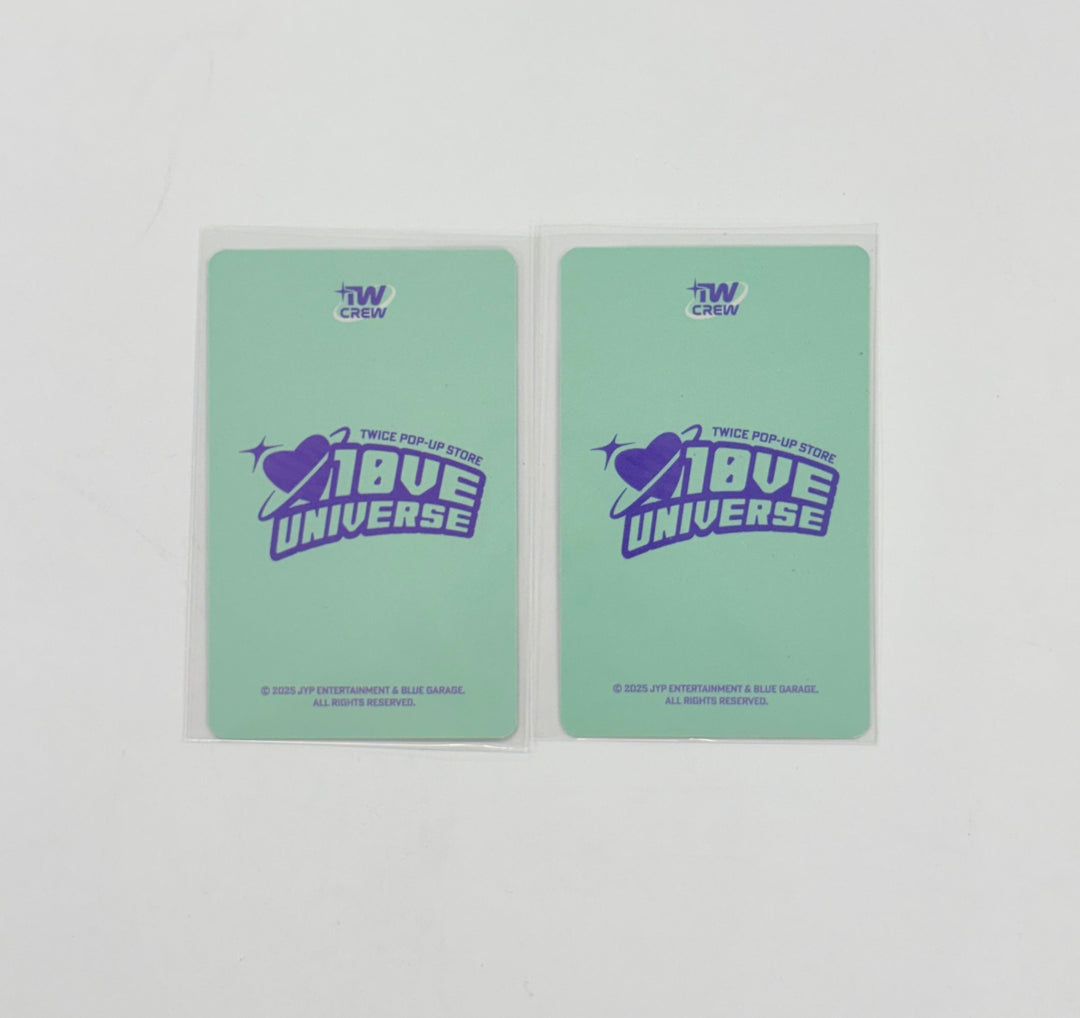 TWICE - 2025 TWICE FANMEETING "10VE UNIVERSE" POP-UP STORE Welcome Gift Photocard [25.10.17]