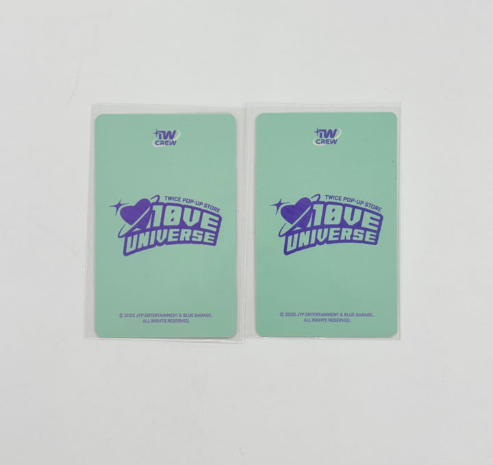 TWICE - 2025 TWICE FANMEETING "10VE UNIVERSE" POP-UP STORE Welcome Gift Photocard [25.10.17]