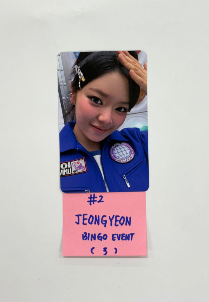 TWICE - 2025 TWICE FANMEETING "10VE UNIVERSE" POP-UP STORE Bingo Event Photocard, Sticker 2ea set [25.10.17]