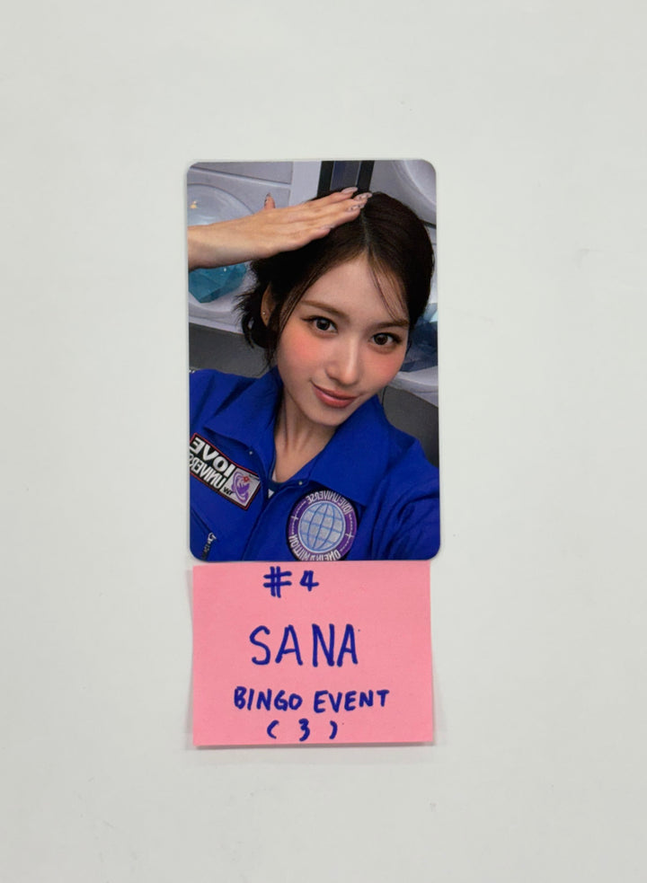 TWICE - 2025 TWICE FANMEETING "10VE UNIVERSE" POP-UP STORE Bingo Event Photocard, Sticker 2ea set [25.10.17]