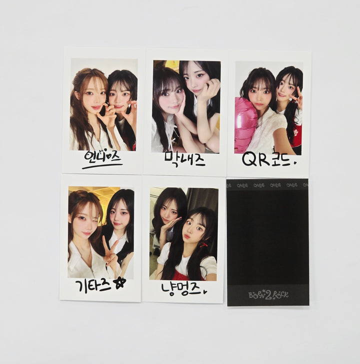 QWER - “Born 2 Rock” QWER 2nd Anniversary Pop-up Store MD Event Polaroid type Unit Photocard (2) [25.10.20]