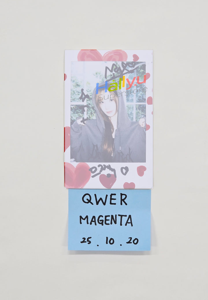 MAGENTA (Of QWER) - Hand Autograhped(Signed) Polaroid [25.10.20]