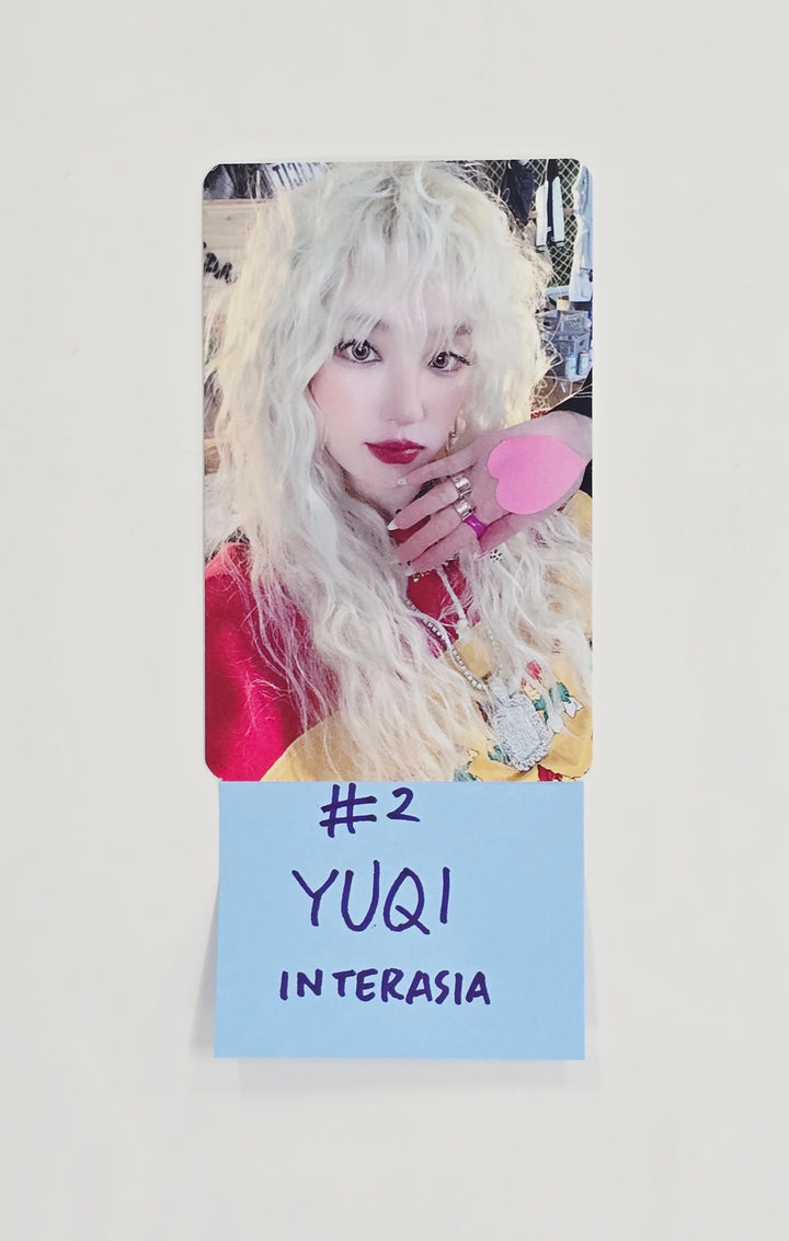 YUQI (of I-dle) "Motivation" - InterAsia Lucky Draw Event Photocard [25.10.20]