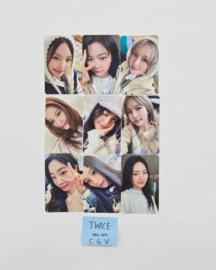 TWICE "ONE IN A MILL10N" - CGV Concert Movie Event Ticket Gift Photocards Set (9EA) [25.10.20]