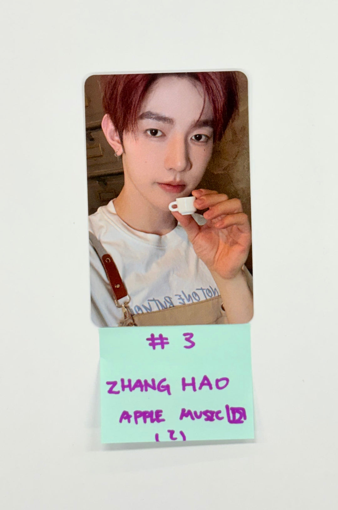 ZEROBASEONE 1st FULL "NEVER SAY NEVER" - Apple Music Fansign Event Photocard (Digipack ver.) [25.10.21]