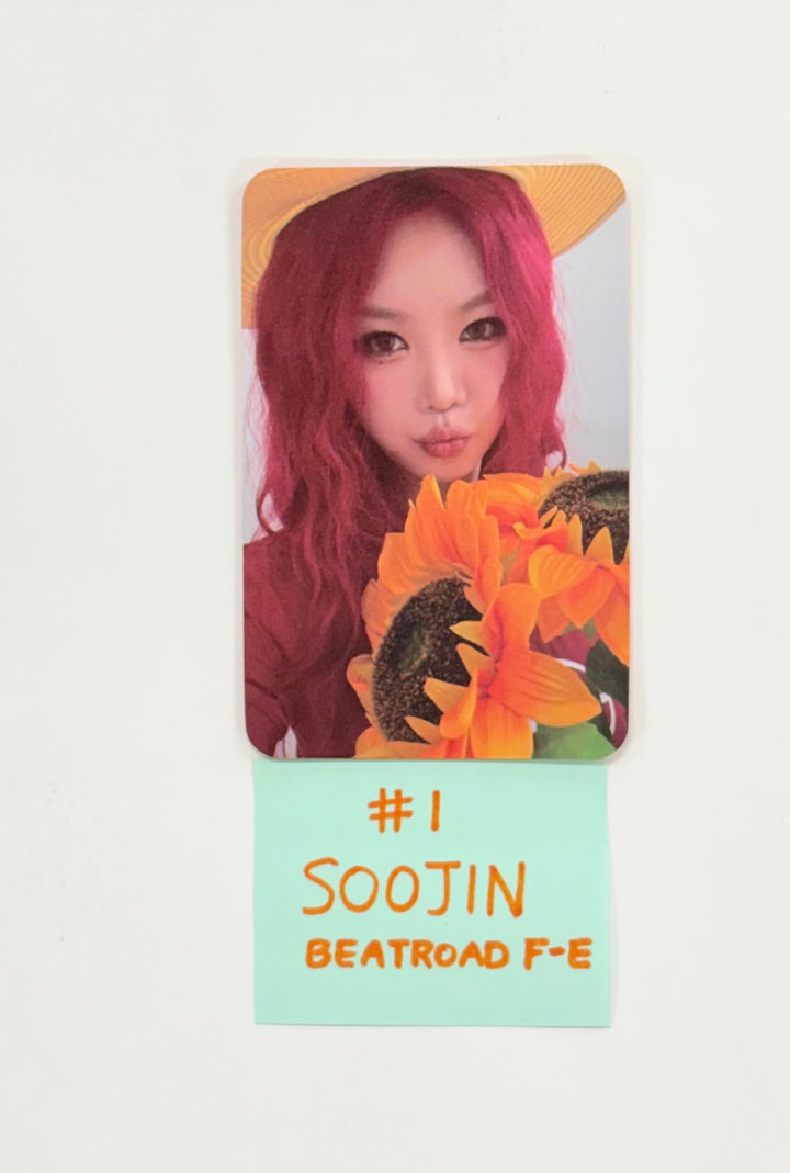 SOOJIN "BADITUDE" - Beatroad, Music Plant, Apple Music, Hello Live Fansign Event Photocards [25.10.21]