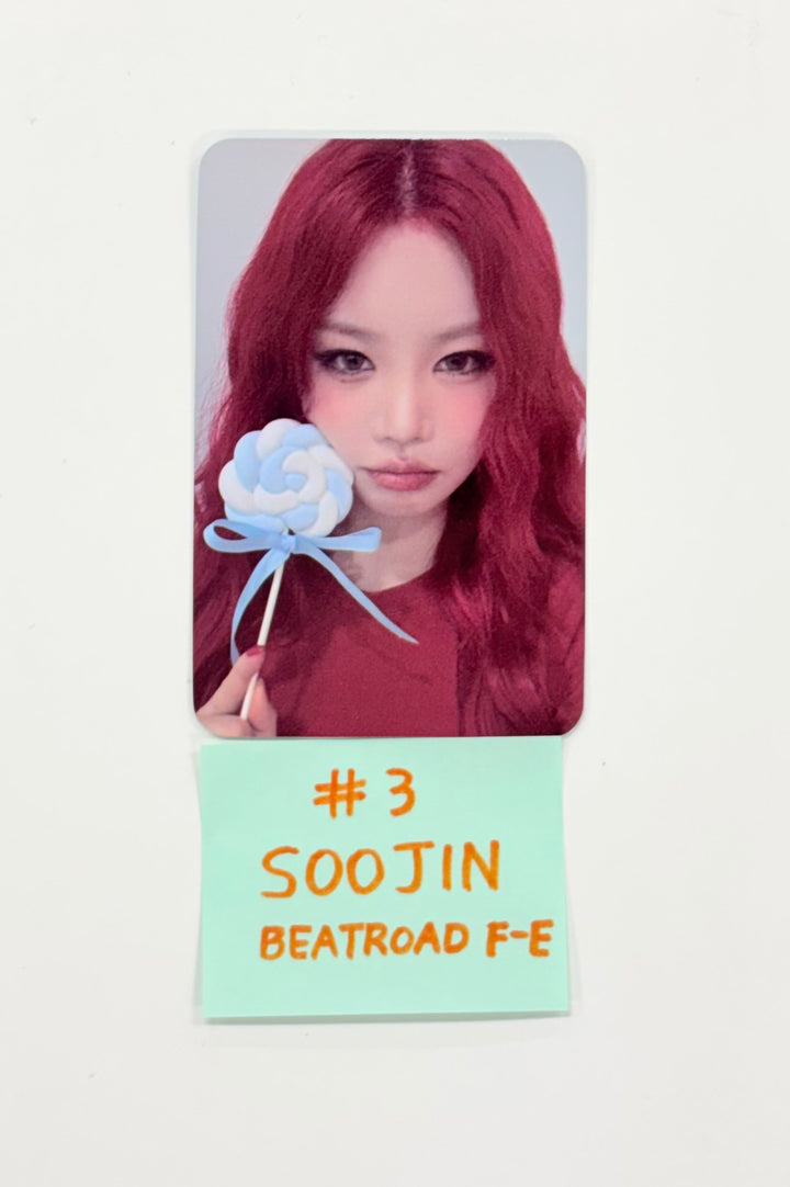 SOOJIN "BADITUDE" - Beatroad, Music Plant, Apple Music, Hello Live Fansign Event Photocards [25.10.21]
