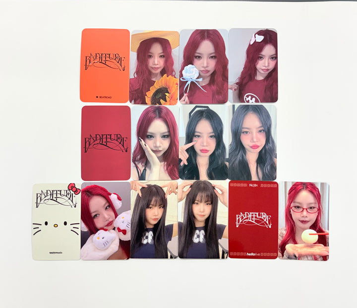 SOOJIN "BADITUDE" - Beatroad, Music Plant, Apple Music, Hello Live Fansign Event Photocards [25.10.21]