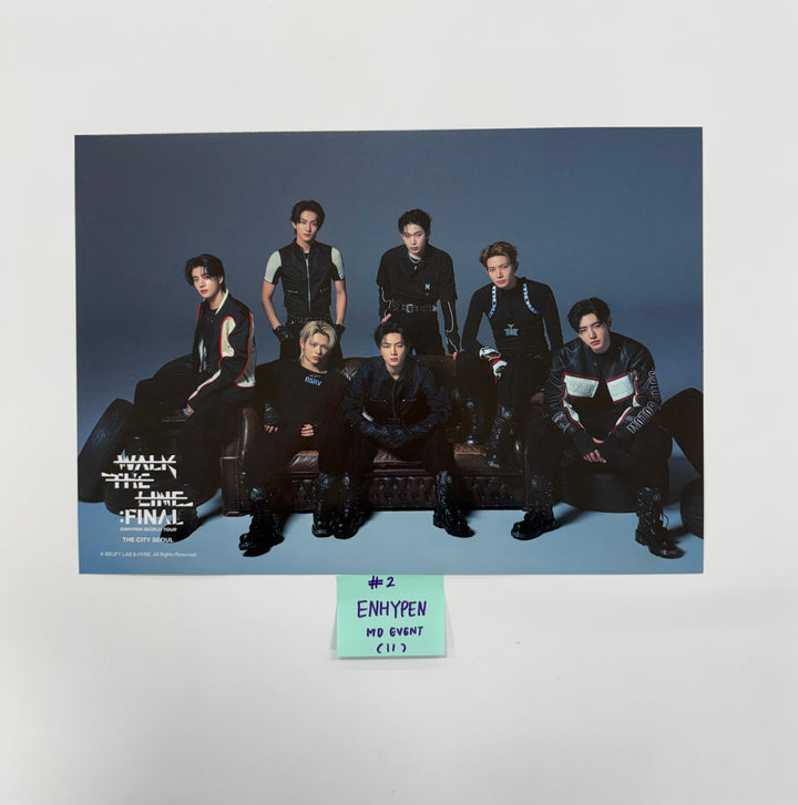 ENHYPEN - ENHYPEN WALK THE LINE : FINAL POP-UP Store MD Event Poster [25.10.21]