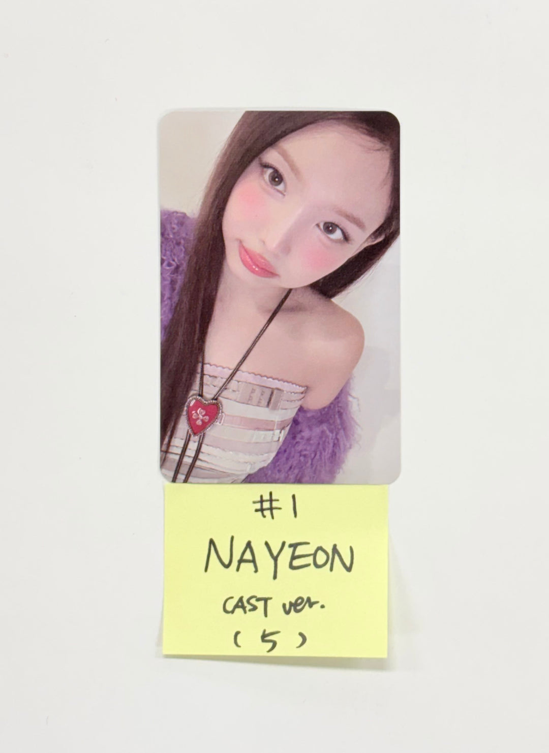TWICE "TEN: The Story Goes On" - Official Photocard, Seal Sticker (Cast Ver.) (1) [25.10.21]