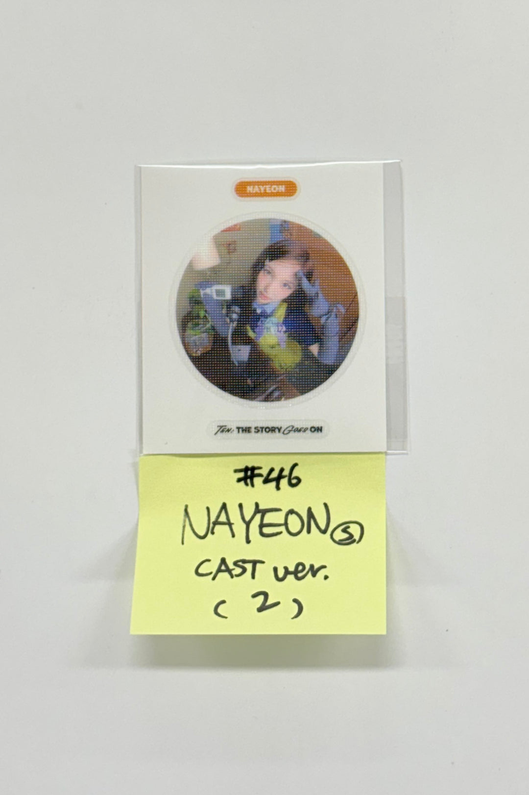 TWICE "TEN: The Story Goes On" - Official Photocard, Seal Sticker (Cast Ver.) (2) [25.10.21]