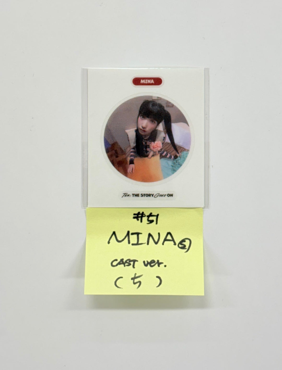 TWICE "TEN: The Story Goes On" - Official Photocard, Seal Sticker (Cast Ver.) (2) [25.10.21]