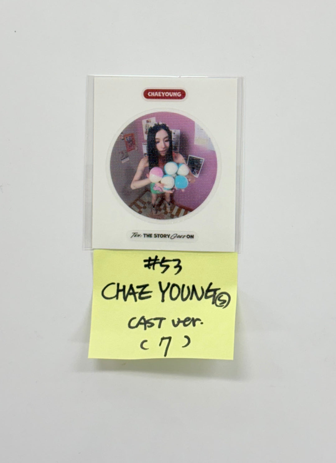 TWICE "TEN: The Story Goes On" - Official Photocard, Seal Sticker (Cast Ver.) (2) [25.10.21]