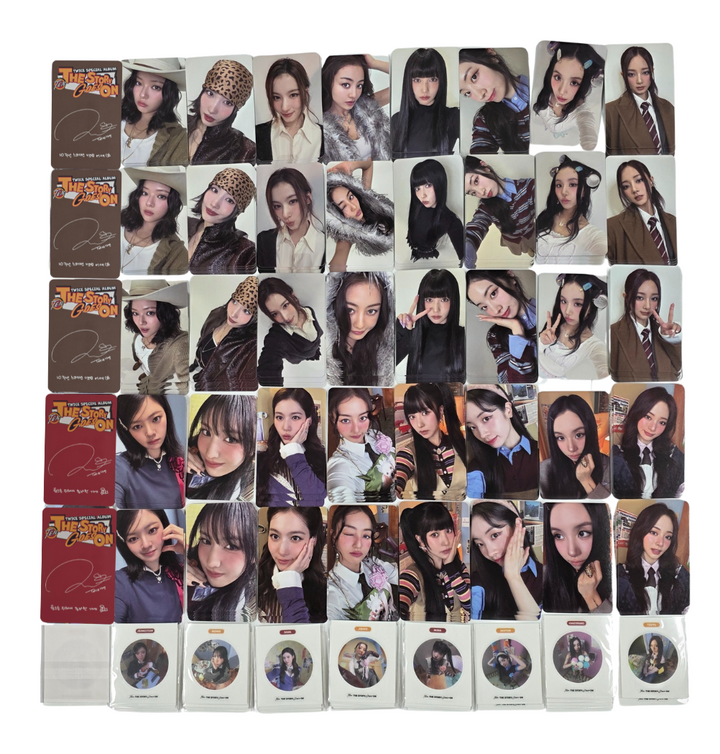 TWICE "TEN: The Story Goes On" - Official Photocard, Seal Sticker (Cast Ver.) (2) [25.10.21]