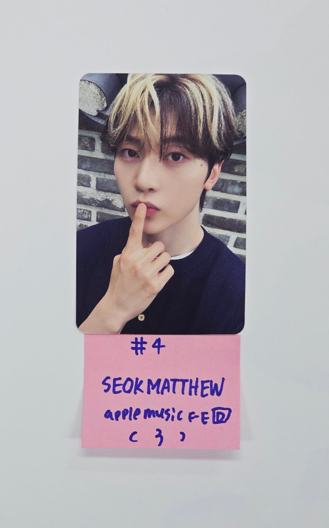 ZEROBASEONE 1st FULL "NEVER SAY NEVER" - Apple Music Fansign Event Photocard (Digipack ver.) [25.10.22]