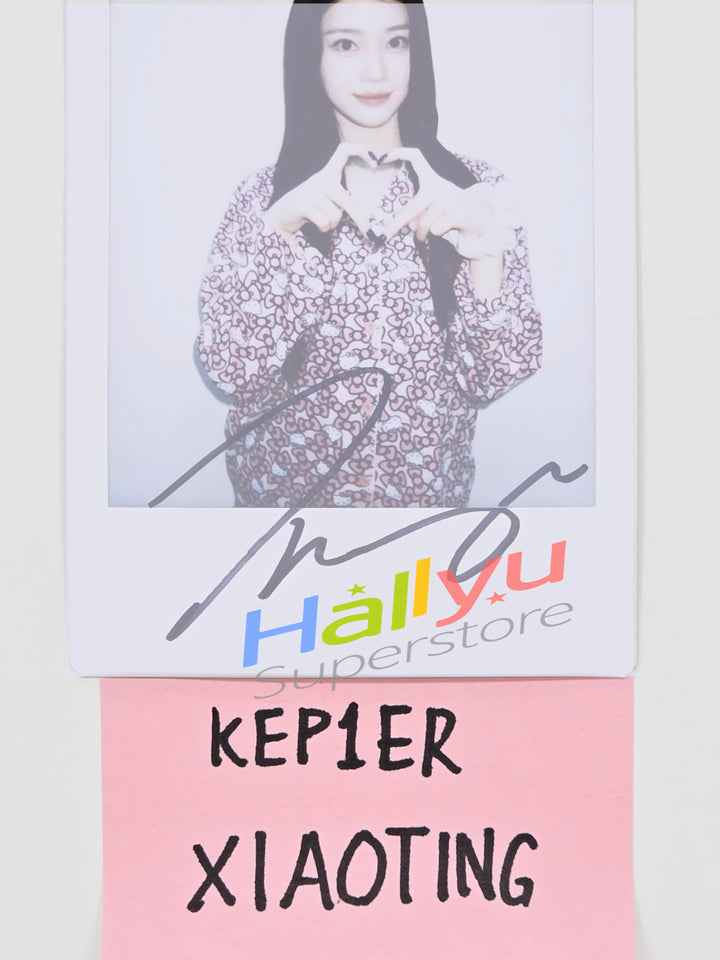 XIAOTING (of Kep1er) - "BUBBLE GUM" - Hand Autographed(Signed) Polaroid [25.10.22]