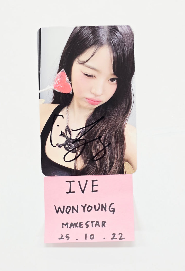 WONYOUNG (of IVE) "IVE SECRET" -  Makestar Fansign Event Winner Photocard [25.10.22]