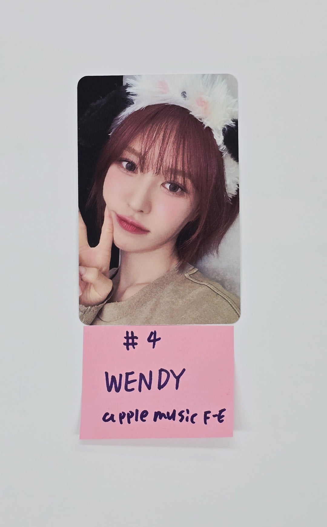 Wendy (Of Red Velvet) "Cerulean Verge" - Apple Music Fansign Event Photocard [25.10.22]