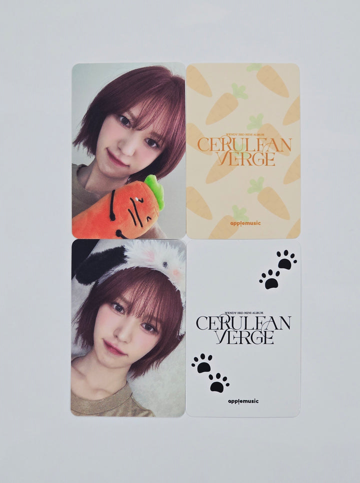 Wendy (Of Red Velvet) "Cerulean Verge" - Apple Music Fansign Event Photocard [25.10.22]