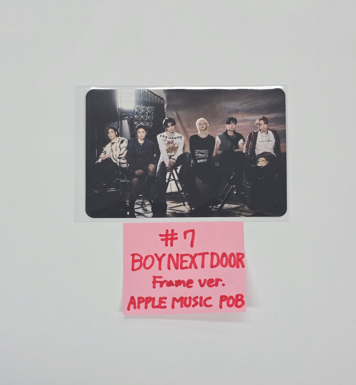 BOYNEXTDOOR  5th EP "The Action" - Apple Music Pre-Order Benefit Photocard (Frame Ver.) [25.10.22]