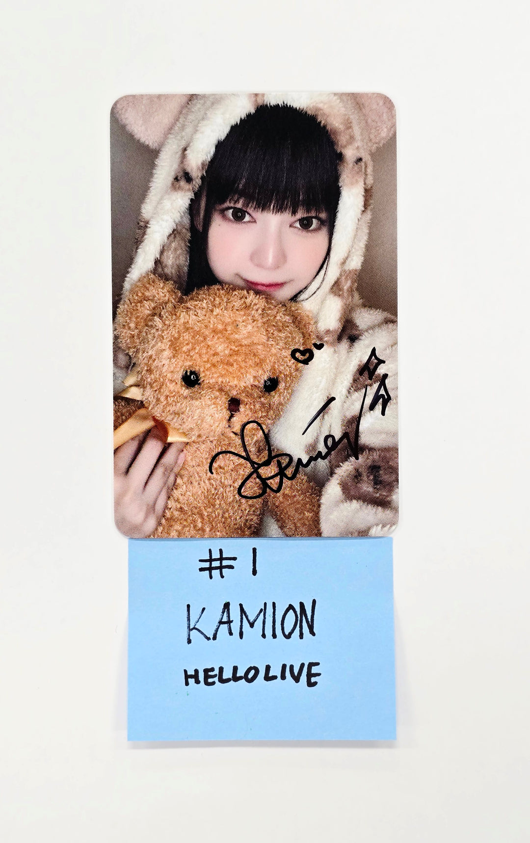 KAMION (of COSMOSY) "the a(e)nd" - HelloLive Fansign Event Winner Photocard [25.10.23]