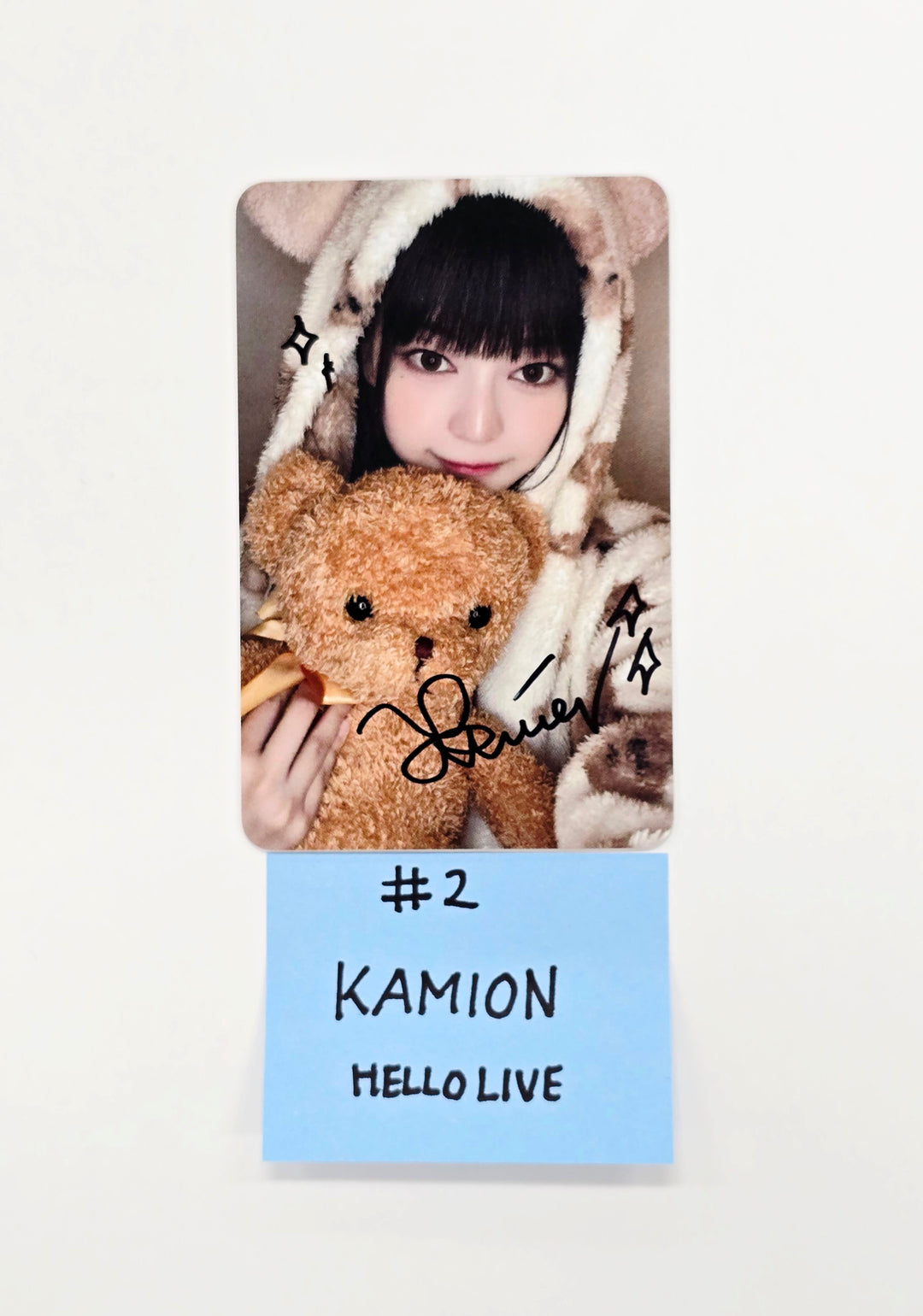KAMION (of COSMOSY) "the a(e)nd" - HelloLive Fansign Event Winner Photocard [25.10.23]