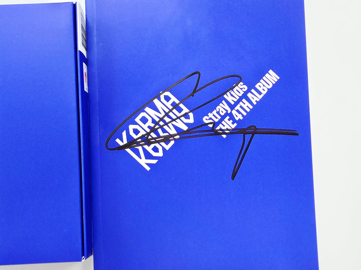 BANGCHAN (of Stray Kids) "KARMA" - Hand Autographed(Signed) Album [25.10.23]