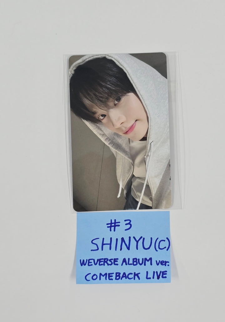TWS "Play Hard" - Weverse Shop [Come Back Live] Pre-Order Benefit Photocard (Photobook, ComePact, Weverse album ver.) [25.10.23]