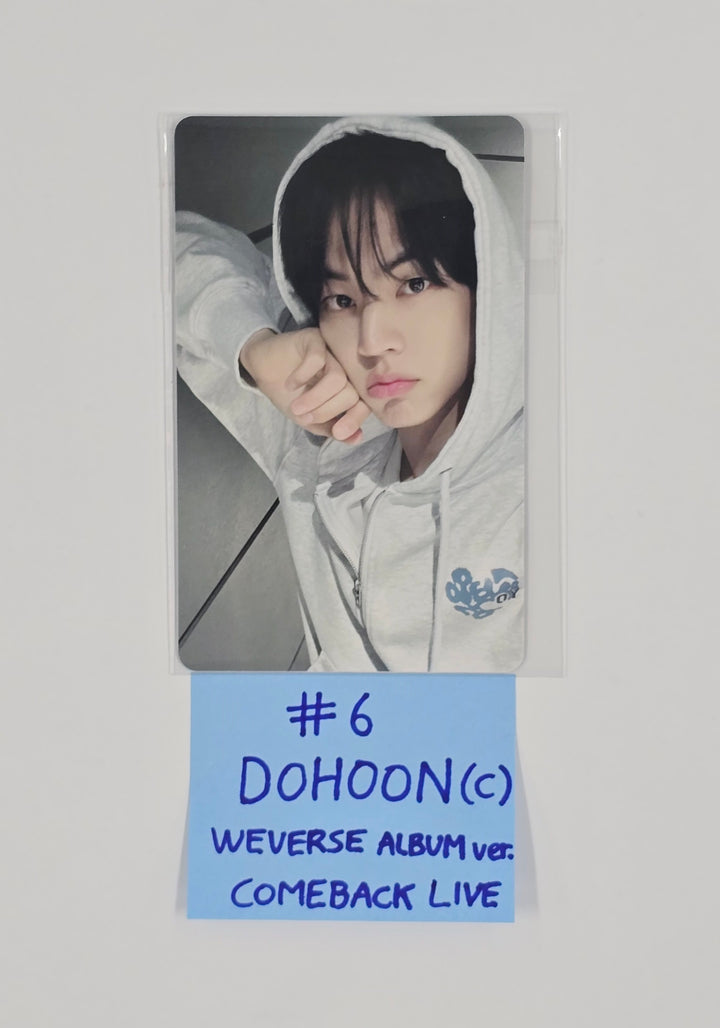 TWS "Play Hard" - Weverse Shop [Come Back Live] Pre-Order Benefit Photocard (Photobook, ComePact, Weverse album ver.) [25.10.23]