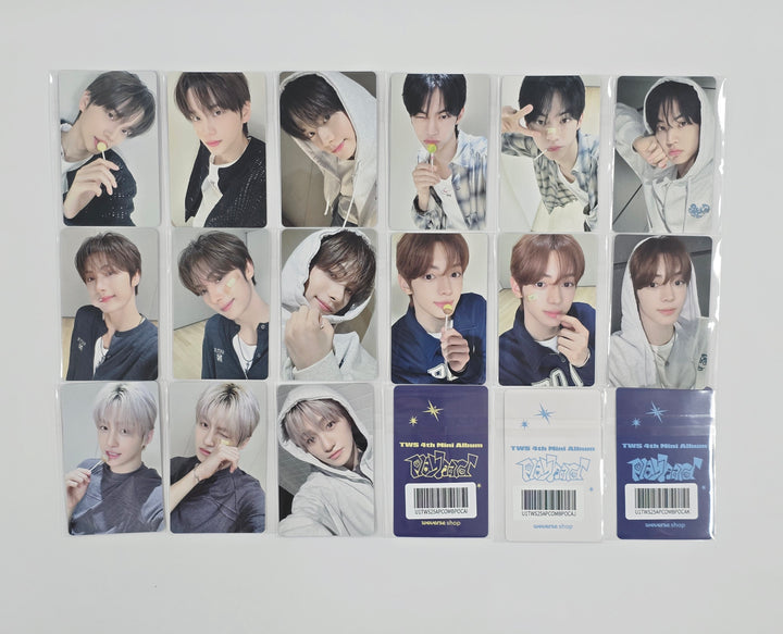 TWS "Play Hard" - Weverse Shop [Come Back Live] Pre-Order Benefit Photocard (Photobook, ComePact, Weverse album ver.) [25.10.23]