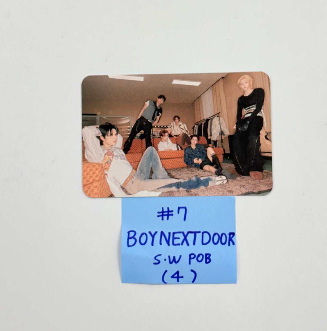 BOYNEXTDOOR  5th EP "The Action" - Soundwave Pre-Order Benefit Photocard [25.10.23]