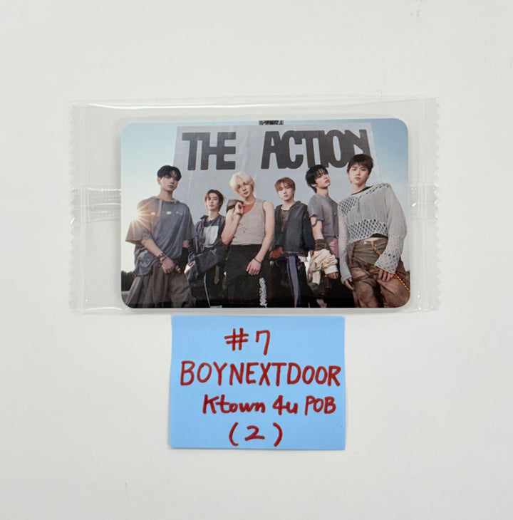 BOYNEXTDOOR  5th EP "The Action" - Ktown4U Pre-Order Benefit Photocard (Frame ver.) [25.10.23]