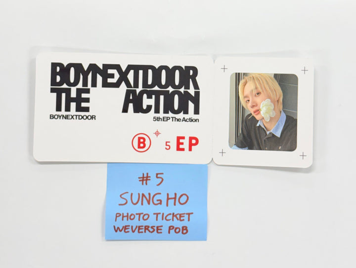 BOYNEXTDOOR  5th EP "The Action" - Weverse Shop Pre-Order Benefit Photocard [25.10.23]