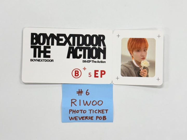 BOYNEXTDOOR  5th EP "The Action" - Weverse Shop Pre-Order Benefit Photocard [25.10.23]
