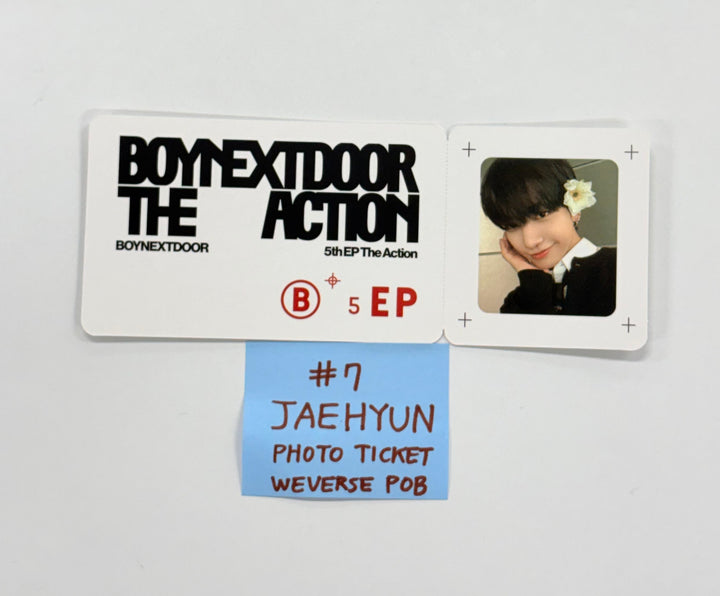 BOYNEXTDOOR  5th EP "The Action" - Weverse Shop Pre-Order Benefit Photocard [25.10.23]