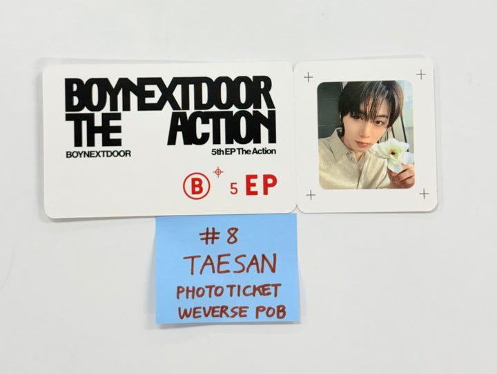 BOYNEXTDOOR  5th EP "The Action" - Weverse Shop Pre-Order Benefit Photocard [25.10.23]