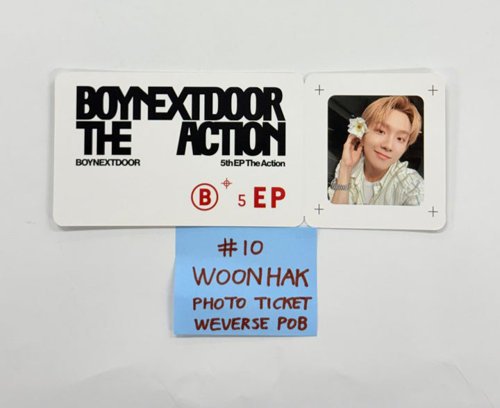 BOYNEXTDOOR  5th EP "The Action" - Weverse Shop Pre-Order Benefit Photocard [25.10.23]