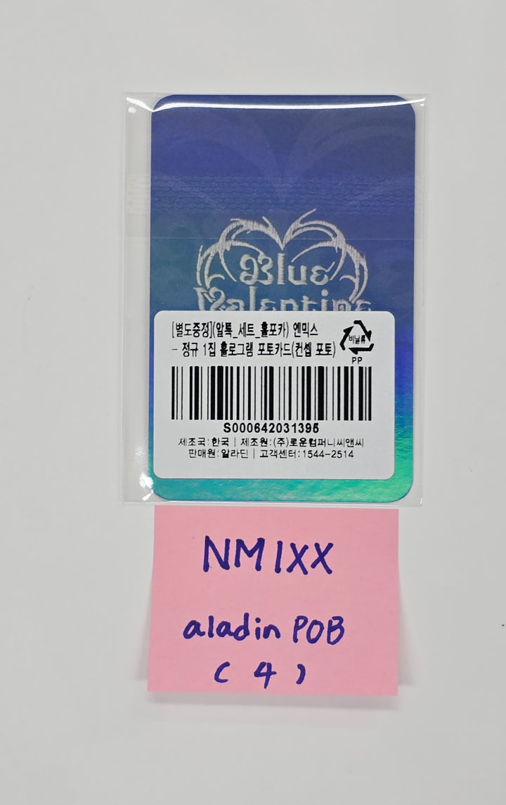 NMIXX "Blue Valentine" - Aladin Pre-Order Benefit Hologram Photocard [25.10.24]