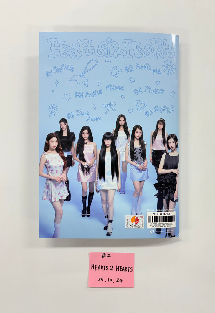 Hearts2Hearts "FOCUS" - Hand Autographed(Signed) Promo Album [25.10.24]