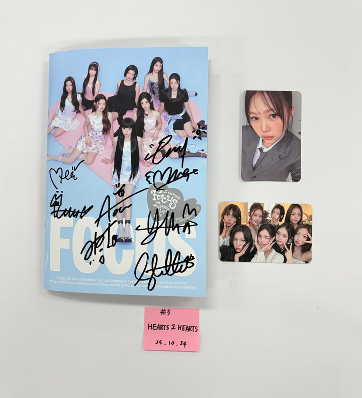 Hearts2Hearts "FOCUS" - Hand Autographed(Signed) Promo Album [25.10.24]