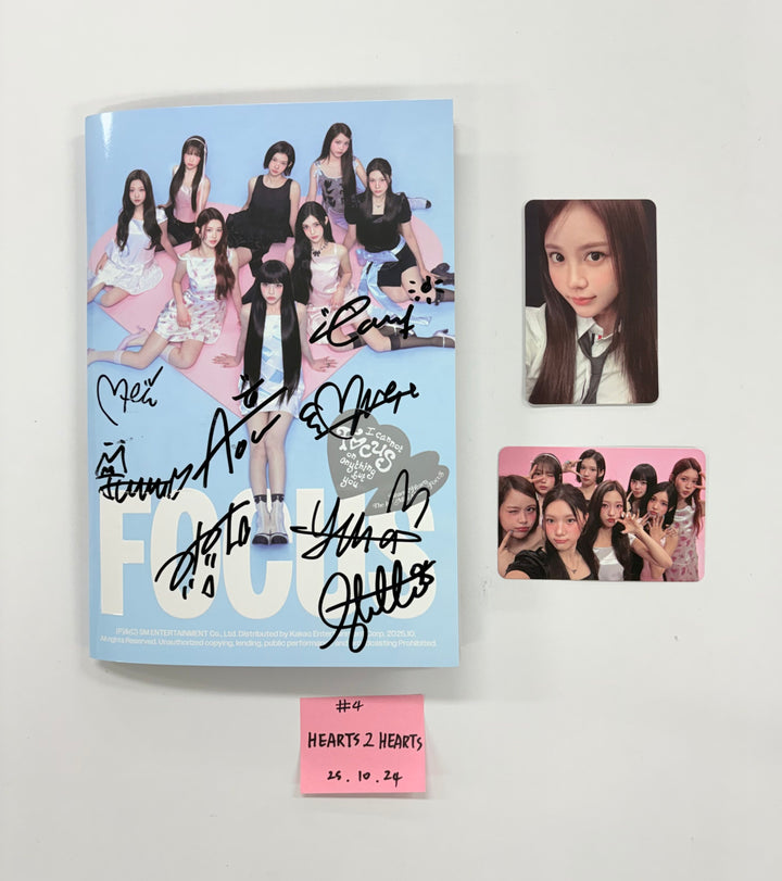 Hearts2Hearts "FOCUS" - Hand Autographed(Signed) Promo Album [25.10.24]