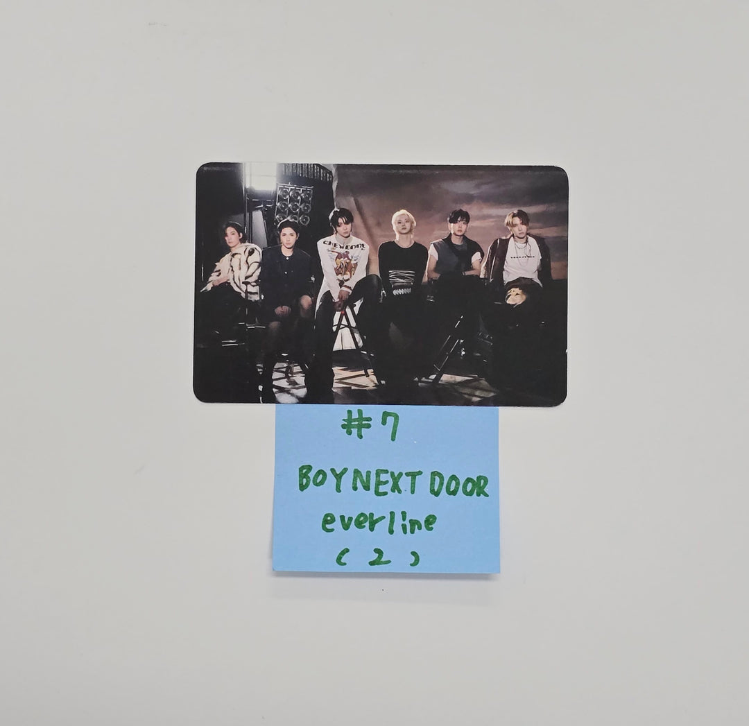 BOYNEXTDOOR  5th EP "The Action" - Everline Pre-Order Benefit Photocard (Photobook, Frame ver.) [25.10.27]