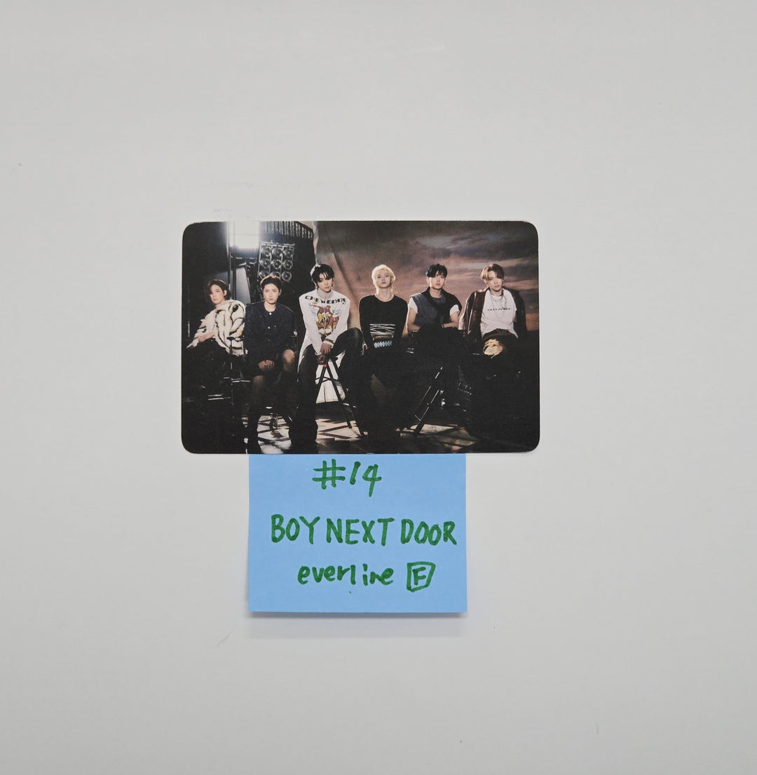 BOYNEXTDOOR  5th EP "The Action" - Everline Pre-Order Benefit Photocard (Photobook, Frame ver.) [25.10.27]
